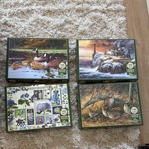 Cobble Hill Jigsaw Puzzles -Bundle of 4 Set